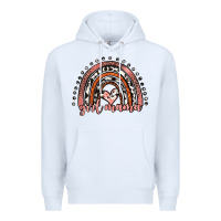 White girl mama western leopard rainbow Premium Hoodie - JahusDesignShop