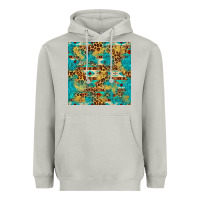 Moon Dust western aztec leopard glitter seamless pattern Heavyweight Hoodie - FaDigitalArtStudio