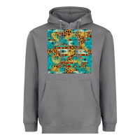Storm western aztec leopard glitter seamless pattern Heavyweight Hoodie - FaDigitalArtStudio
