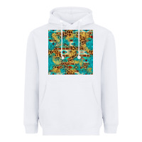 White western aztec leopard glitter seamless pattern Heavyweight Hoodie - FaDigitalArtStudio