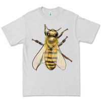 Dove Grey Bee Premium Tee - LillyAllenDesigns