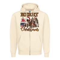 Sandshell merry christmas trees Zipper Hoodie - CowGirlArtShop