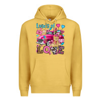 Antique Gold loads of love valentine's day olivia Premium Hoodie - OliviaCreatesArt
