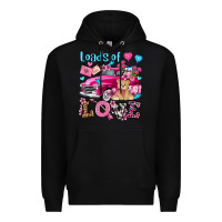 Black loads of love valentine's day olivia Premium Hoodie - OliviaCreatesArt