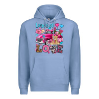 Colony Blue loads of love valentine's day olivia Premium Hoodie - OliviaCreatesArt