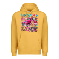 Mustard loads of love valentine's day olivia Premium Hoodie - OliviaCreatesArt