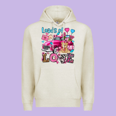 Loads Of Love Valentine's Day Olivia Premium Hoodie Designed By Oliviacreatesart