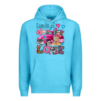 Ocean Blue loads of love valentine's day olivia Premium Hoodie - OliviaCreatesArt