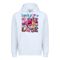 White loads of love valentine's day olivia Premium Hoodie - OliviaCreatesArt