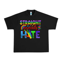 Black Straight Againts Hate Urban Heavy Tee - BundleAndBundleShop