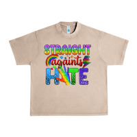 French Oak Straight Againts Hate Urban Heavy Tee - BundleAndBundleShop