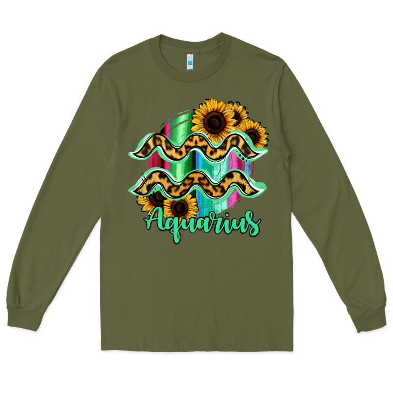 Aquarius Zodiac Long Sleeve Tee by Bettercallsaul | Teevron