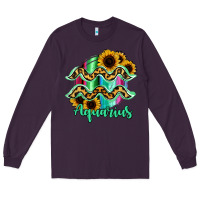 Plum Aquarius Zodiac Long Sleeve Tee - Bettercallsaul