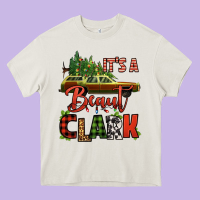 It's A Beaut Clark Christmas Vacation Car Heavy Core Tee Designed By Jasminsmagicworld