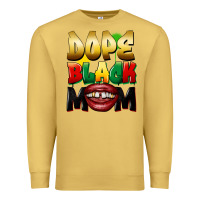 Antique Gold Dope black mom Premium Sweatshirt - FaDigitalArtStudio