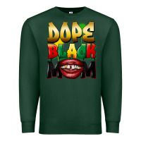 Sports Green Dope black mom Premium Sweatshirt - FaDigitalArtStudio