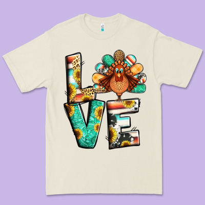 Love Thanksgiving Premium Tee Designed By Jasminsmagicworld