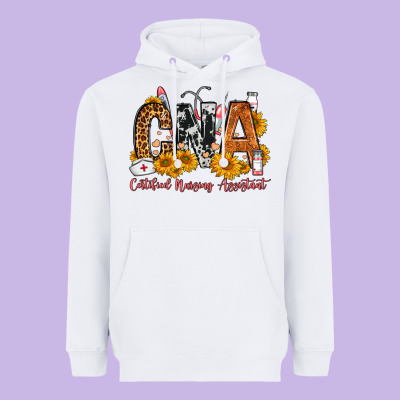 Cna Certified Nursing Assistant Heavyweight Hoodie Designed By Fadigitalartstudio