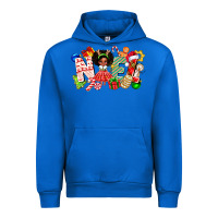 Cobalt Noel Afro Girl Baby Urban Hoodie - CowhideDigitalArt