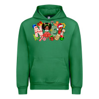 Emerald Noel Afro Girl Baby Urban Hoodie - CowhideDigitalArt