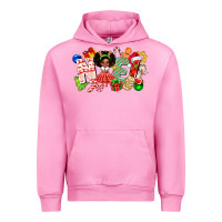 Fuchsia Pink Noel Afro Girl Baby Urban Hoodie - CowhideDigitalArt