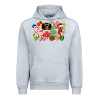 Heather Grey Noel Afro Girl Baby Urban Hoodie - CowhideDigitalArt