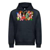 Navy Noel Afro Girl Baby Urban Hoodie - CowhideDigitalArt