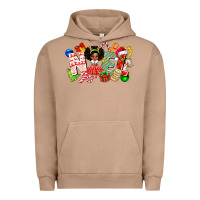Pigment Burro Noel Afro Girl Baby Urban Hoodie - CowhideDigitalArt