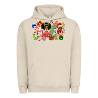 Pigment French Oak Noel Afro Girl Baby Urban Hoodie - CowhideDigitalArt