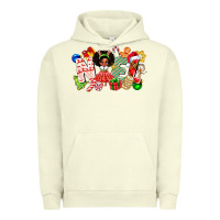 Pigment Pistachio Noel Afro Girl Baby Urban Hoodie - CowhideDigitalArt