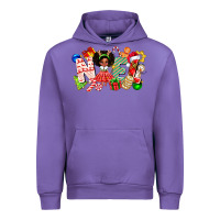Tulip Noel Afro Girl Baby Urban Hoodie - CowhideDigitalArt