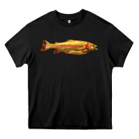 Black golden trout west virginia Heavy Core Tee - LillyAllenDesigns