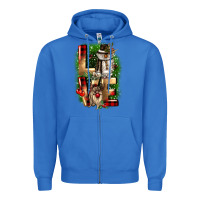 True Royal love snowman gnome Zipper Hoodie - CowGirlArtShop