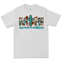 Dove Grey faith can move mountains Premium Tee - JahusDesignShop