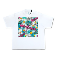 White Hairdresser Scissor And Stars With Glitter Seamless Pattern Bbs Urban Heavy Tee - BundleAndBundleShop