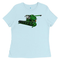 Baby Blue Harvester Ladies Tee - LillyAllenDesigns