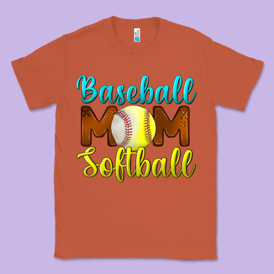 Baseball Mom Softball Classic Tee Designed By Bundleandbundleshop