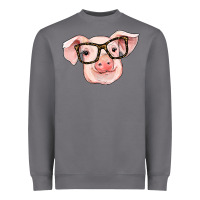 Storm pig with glasses Heavyweight Sweatshirt - RanaPortraitStore