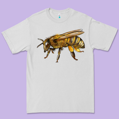 Bee Side Premium Tee Designed By Lillyallendesigns