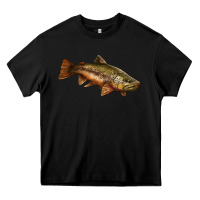 Black brown trout Heavy Core Tee - LillyAllenDesigns