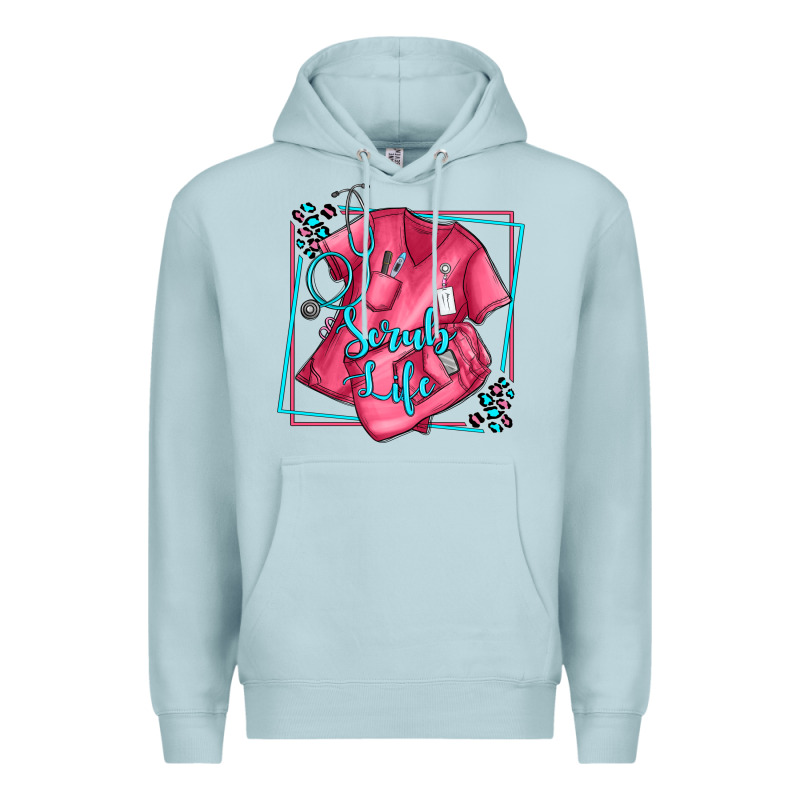 Nurse Scrub Life Olivia Premium Hoodie by OliviaCreatesArt | Teevron