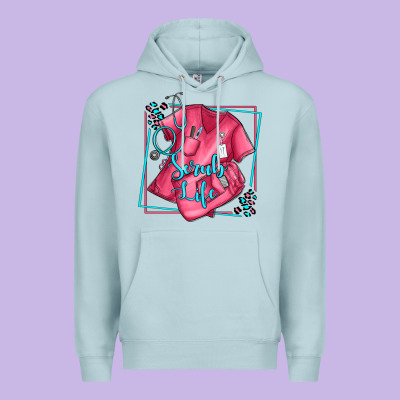 Nurse Scrub Life Olivia Premium Hoodie Designed By Oliviacreatesart