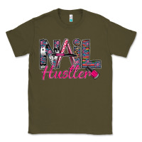 Army Green Nail hustler Classic Tee - SublimationCraftShop