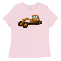 Bubblegum Pink Motor Grader Ladies Tee - LillyAllenDesigns