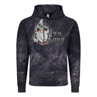 Cloud Black im shorty mouthy deal with it gnome Vintage Hoodie - MaliasSmallBusiness