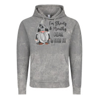 Cloud Rock im shorty mouthy deal with it gnome Vintage Hoodie - MaliasSmallBusiness