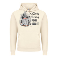Vintage Artic im shorty mouthy deal with it gnome Vintage Hoodie - MaliasSmallBusiness