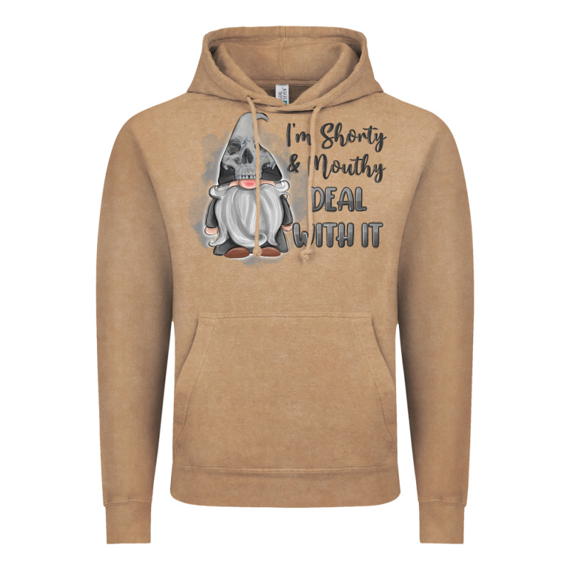 Im Shorty Mouthy Deal With It Gnome Vintage Hoodie by MaliasSmallBusiness | Teevron