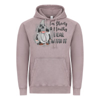 Vintage Zinc im shorty mouthy deal with it gnome Vintage Hoodie - MaliasSmallBusiness