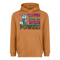 Meerkat Coffee Gives Me Nurse Powers Heavyweight Hoodie - FaDigitalArtStudio